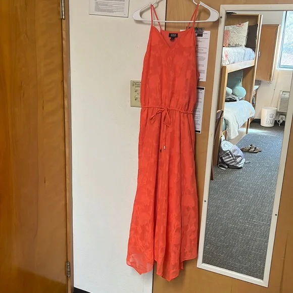 chinese dress ladies Khalesia Maxi Dress - Coral Pink | Evening Gown